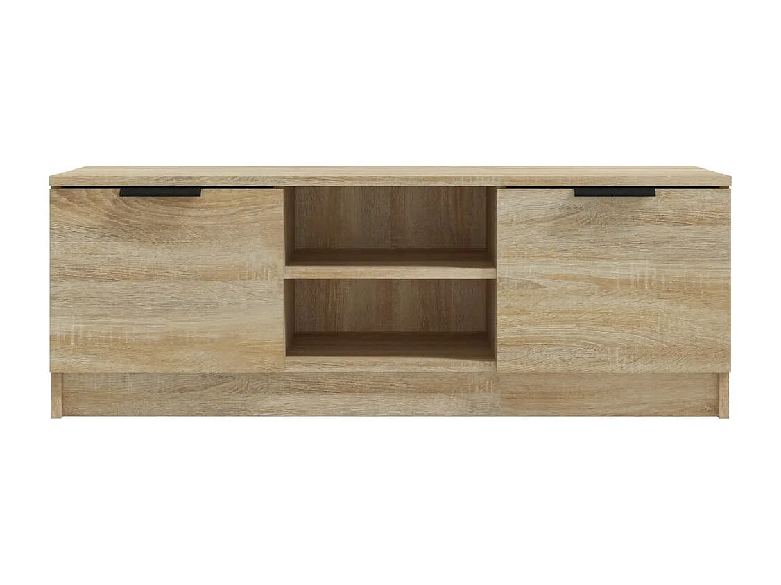 Meuble TV Chêne sonoma 102x35x36,5 cm Bois d'ingénierie