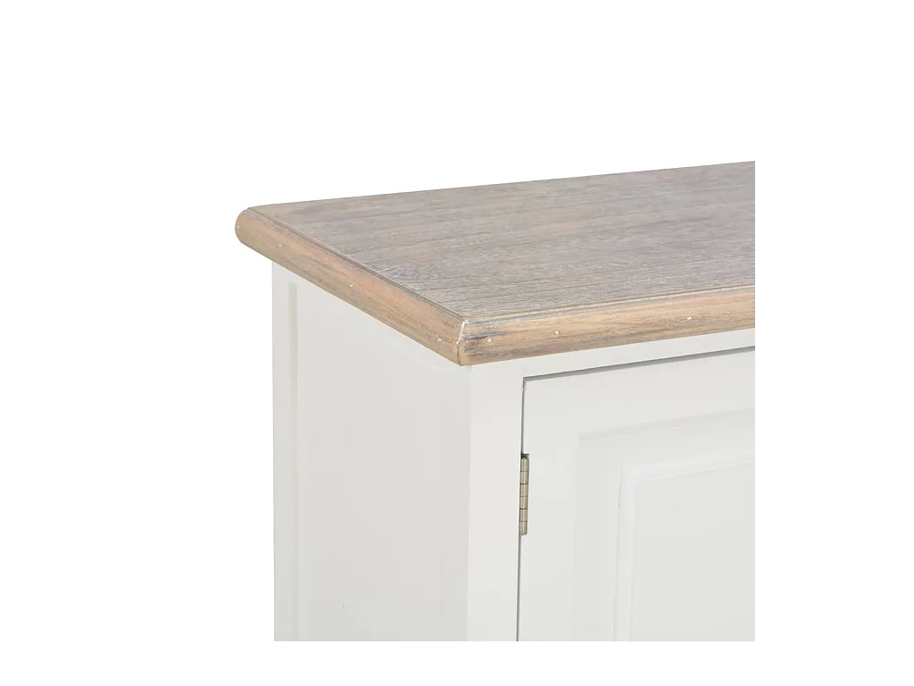 Meuble TV Blanc 90 x 30 x 40 cm Bois