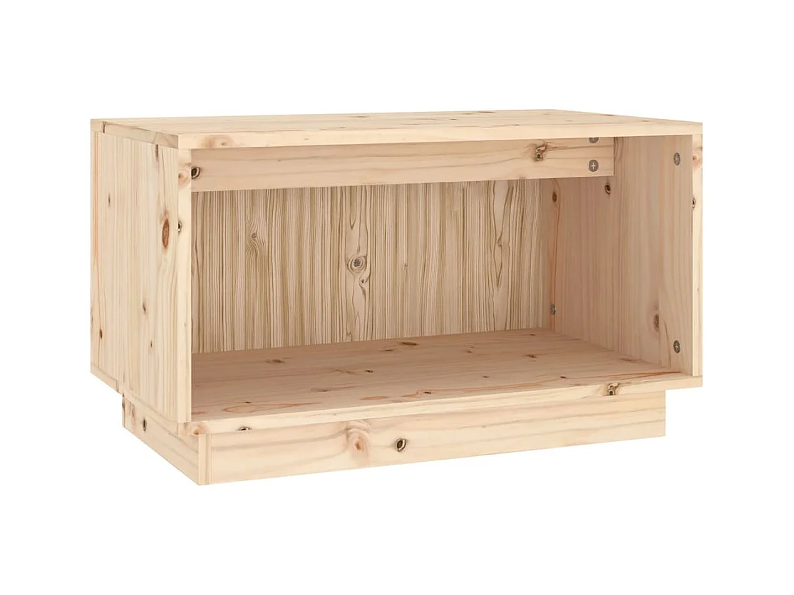 Mueble de TV de madera maciza de pino 60x35x35 cm