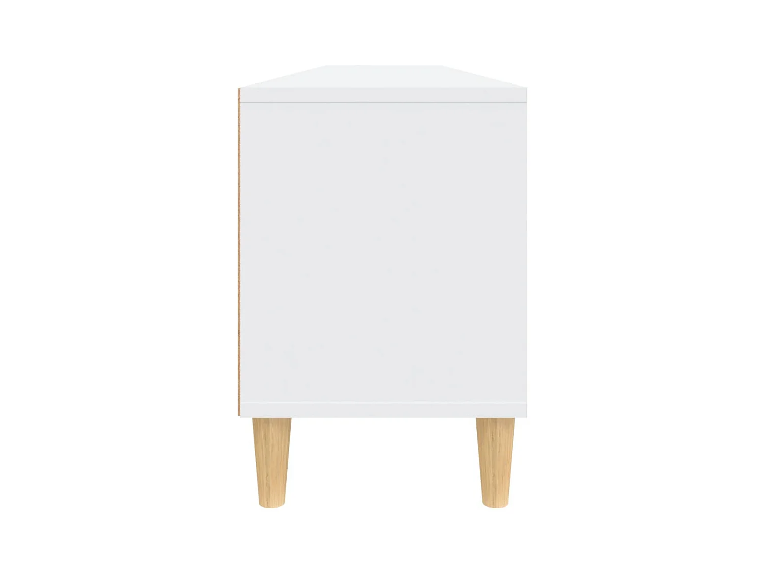 Móvel de TV 150x30x44,5 cm derivados de madeira branco