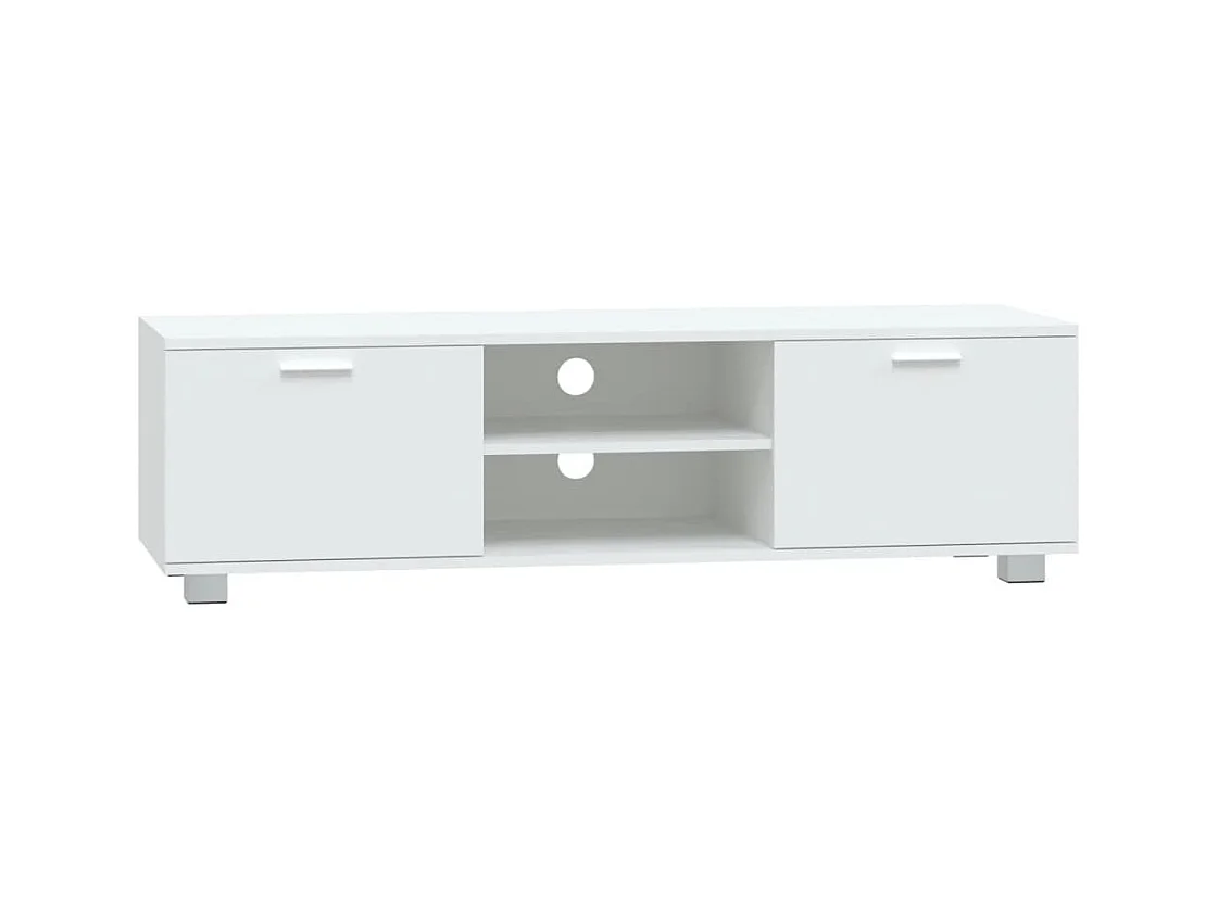 Móvel de TV 140x40,5x35 cm derivados de madeira branco