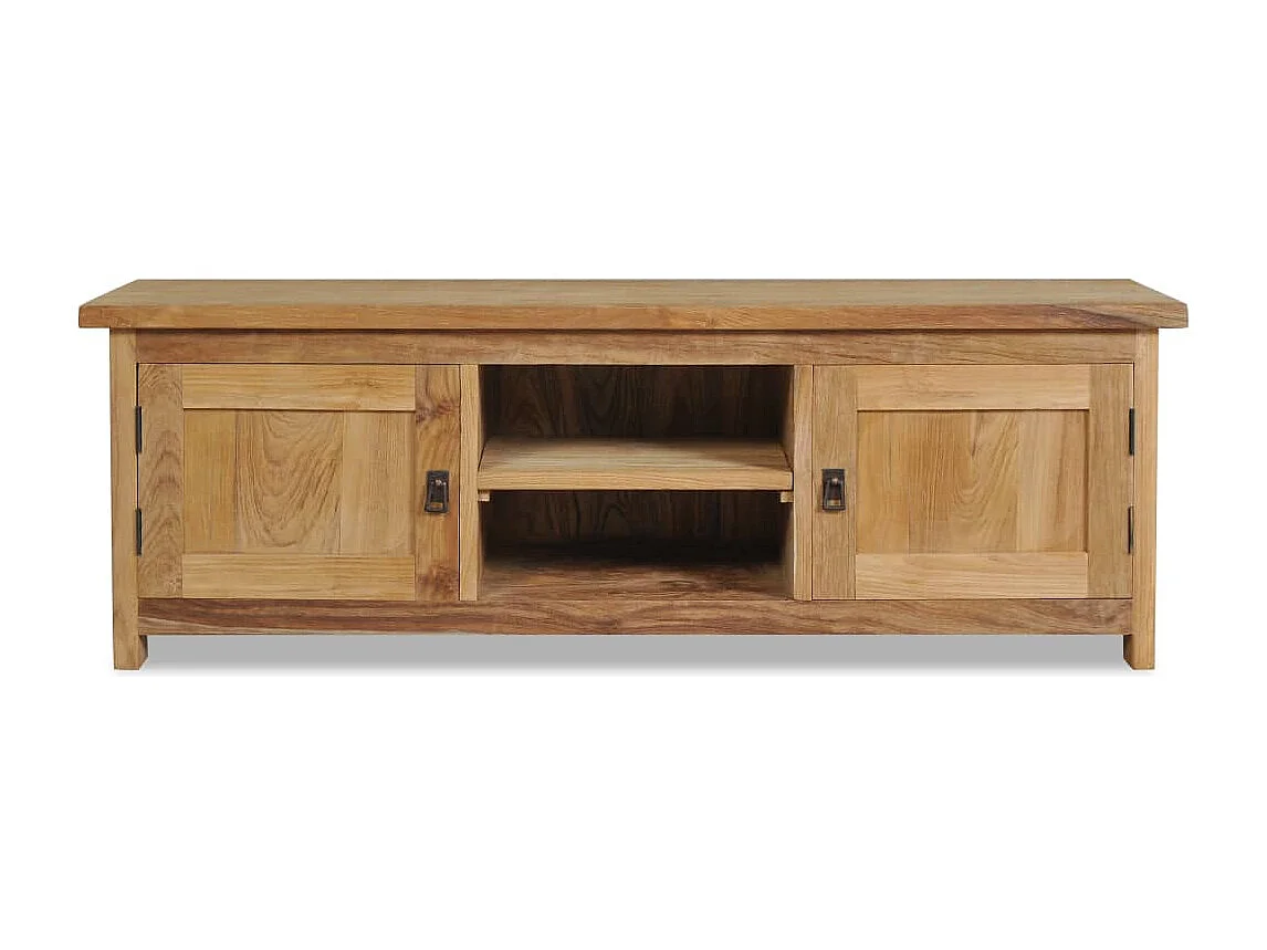 Móvel de TV 120x30x40 cm teca maciça