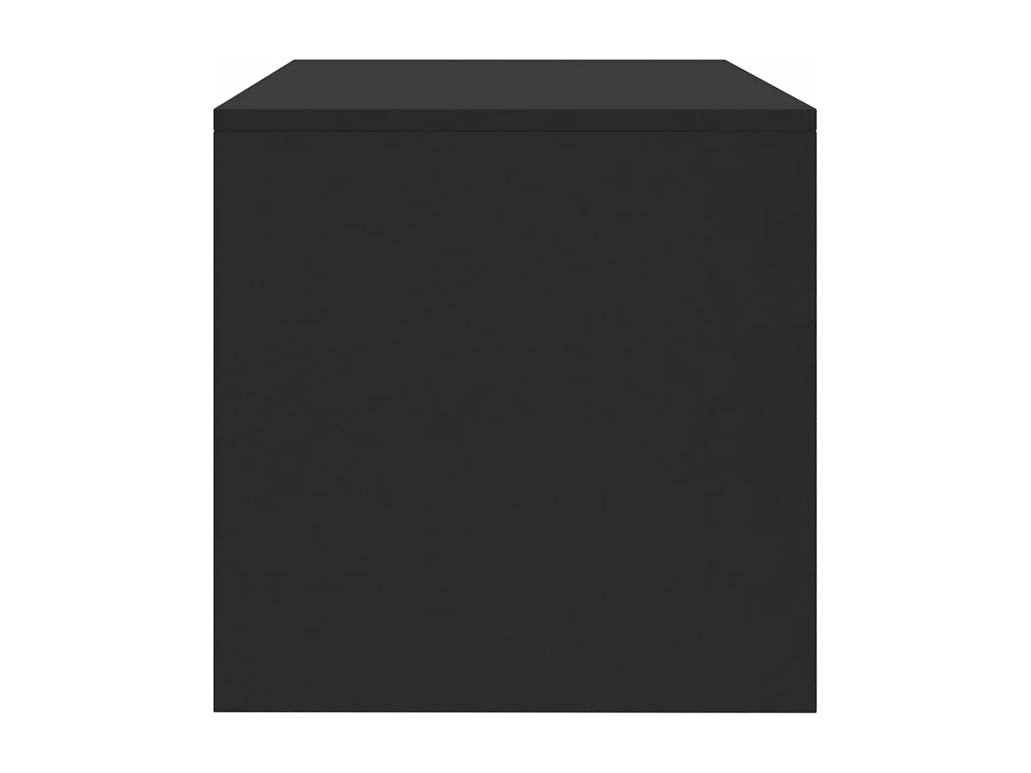 Meuble TV Noir 120x40x40 cm Bois d'ingénierie