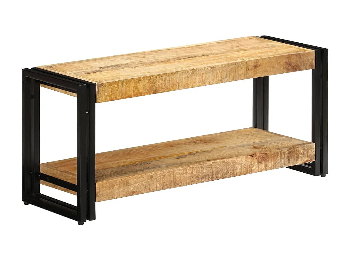 Meuble TV 90 x 30 x 40  cm Bois de manguier massif