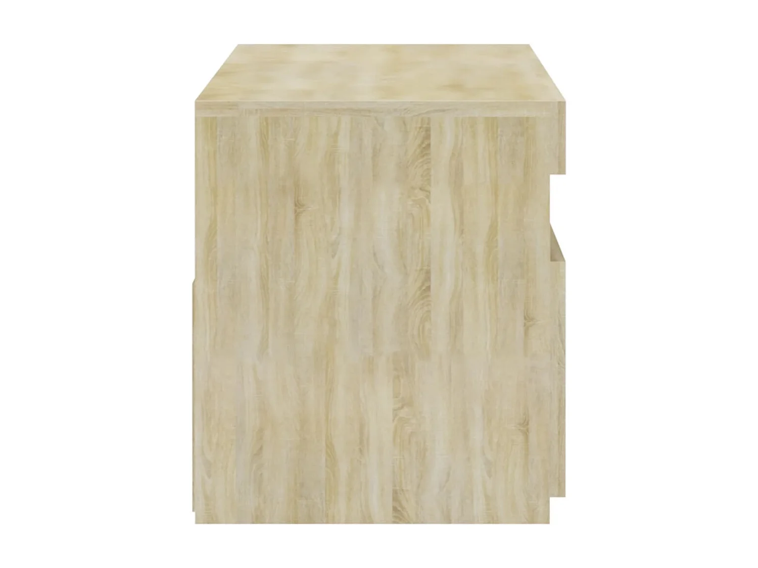 Móvel de TV com luzes LED 75x35x40 cm carvalho sonoma