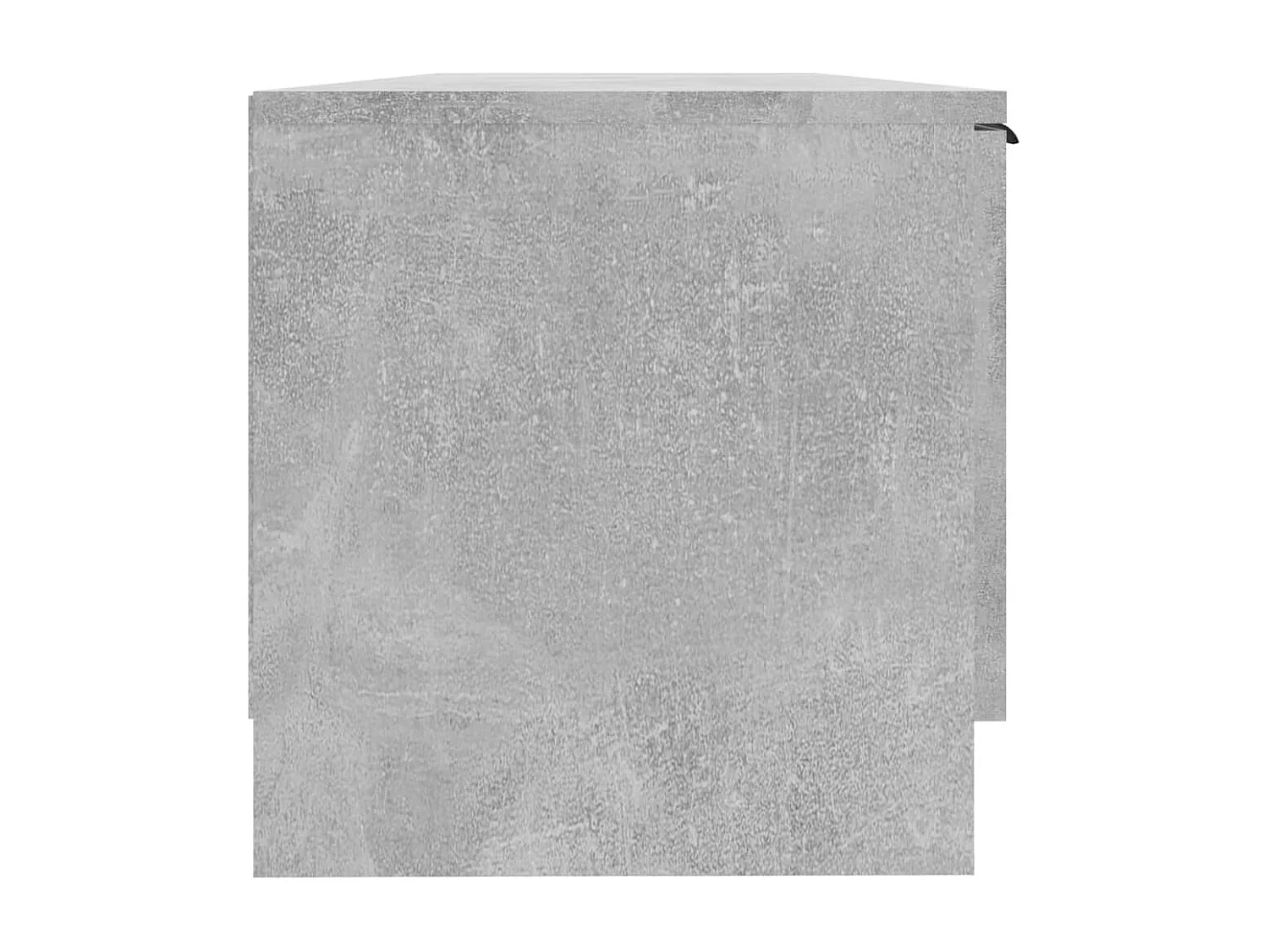 Meuble TV Gris béton 102x35x36,5 cm Bois d'ingénierie