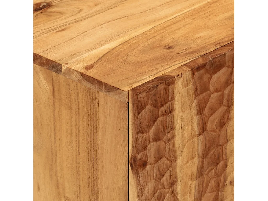 Meuble TV 105x33x46 cm Bois d'acacia massif
