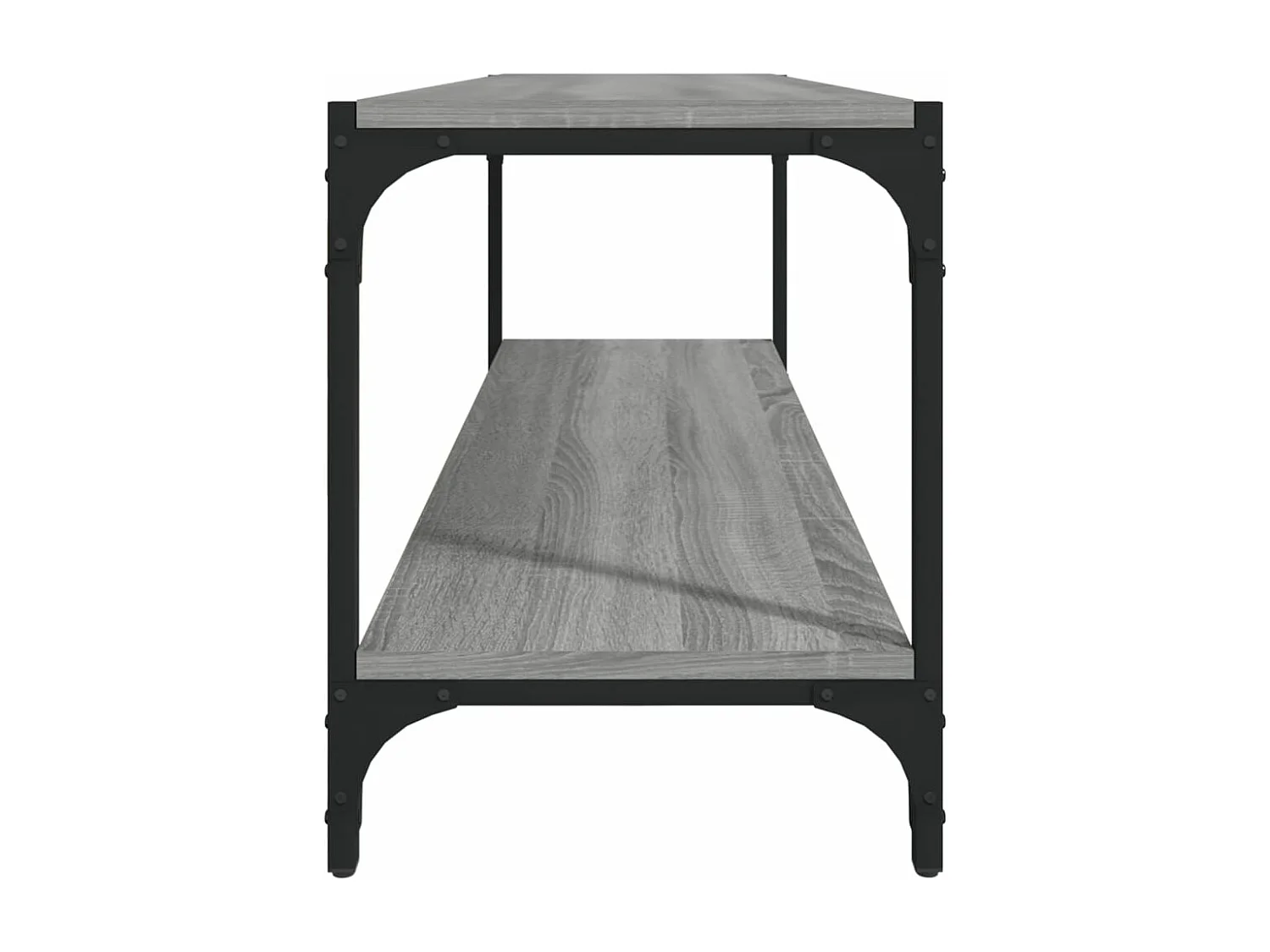 Meuble TV Sonoma gris 100x33x41 cm Bois d'ingénierie et acier