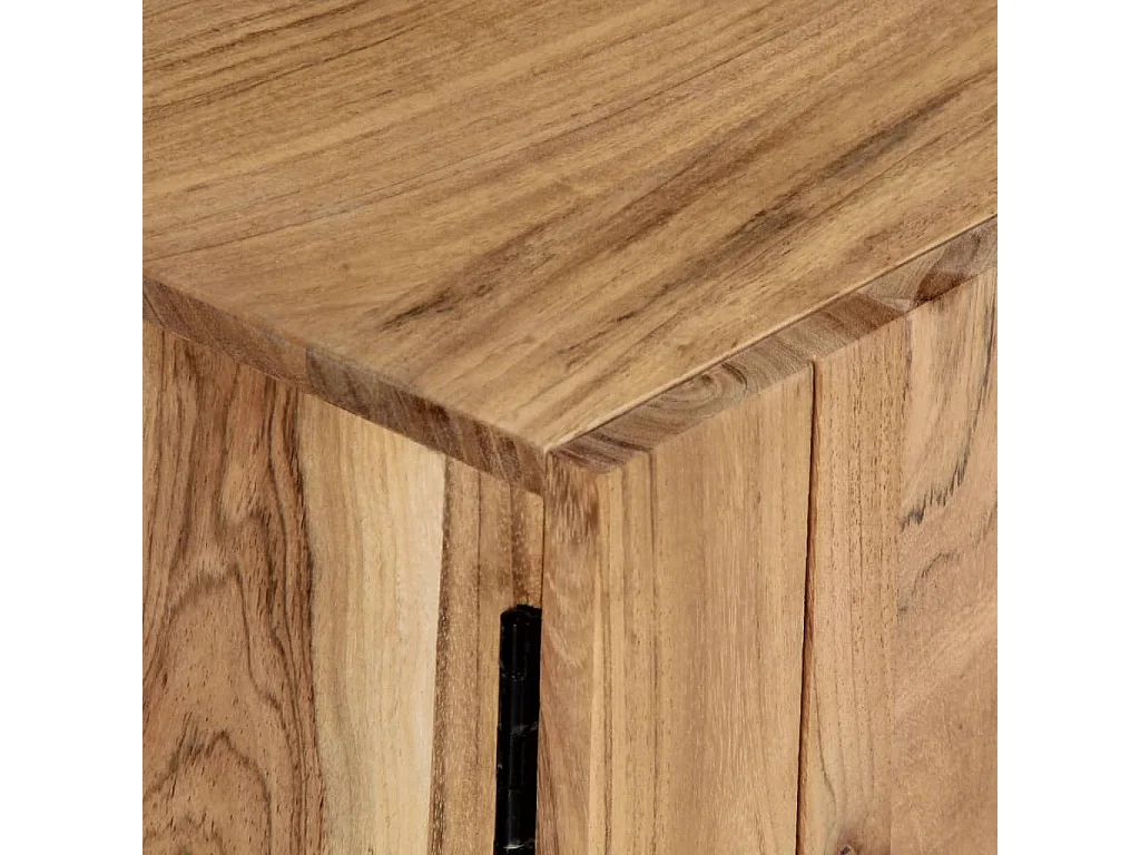 Meuble TV 140 x 30 x 45 cm Bois d'acacia massif
