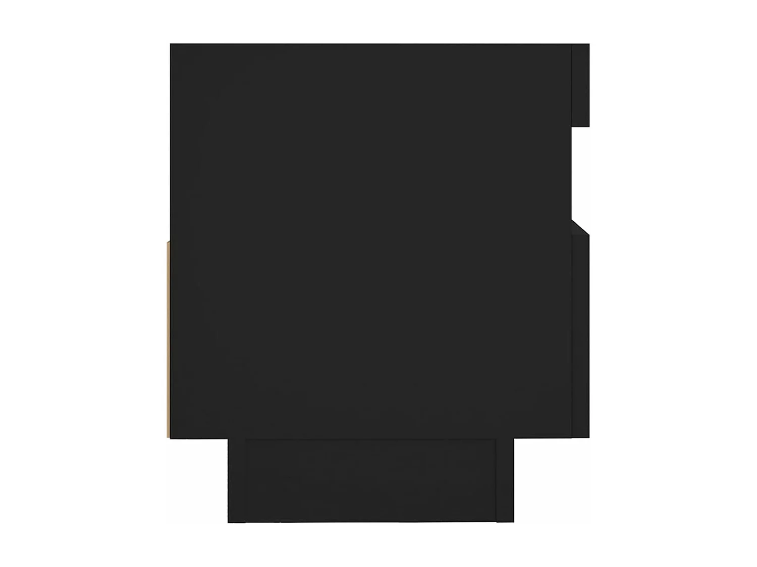 Tv-meubel met LED-verlichting 80x35x40 cm zwart