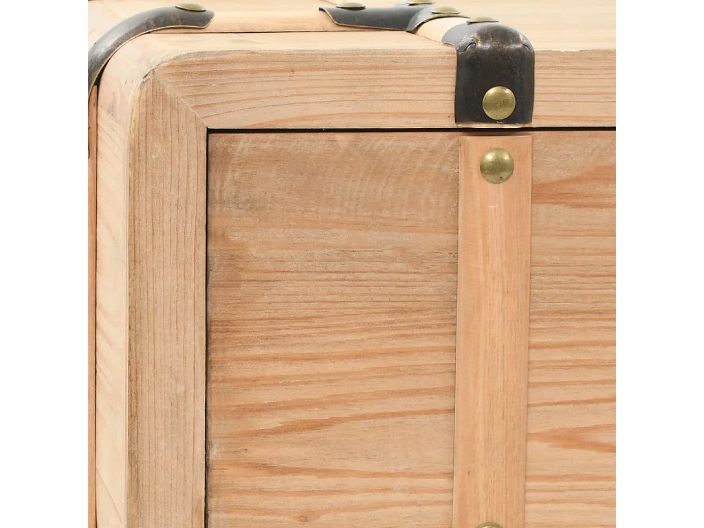 Meuble TV Bois de sapin massif 120 x 33 x 35 cm