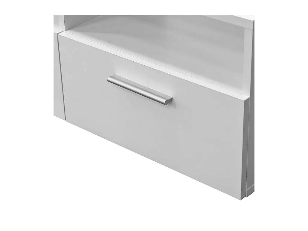 Tv-meubel 95x35x36 cm bewerkt hout wit