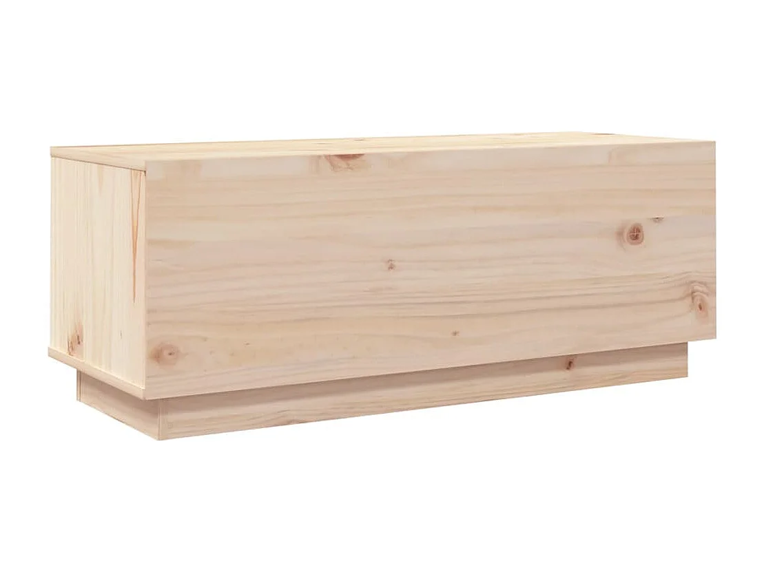 Meuble TV 90x35x35 cm Bois de pin massif