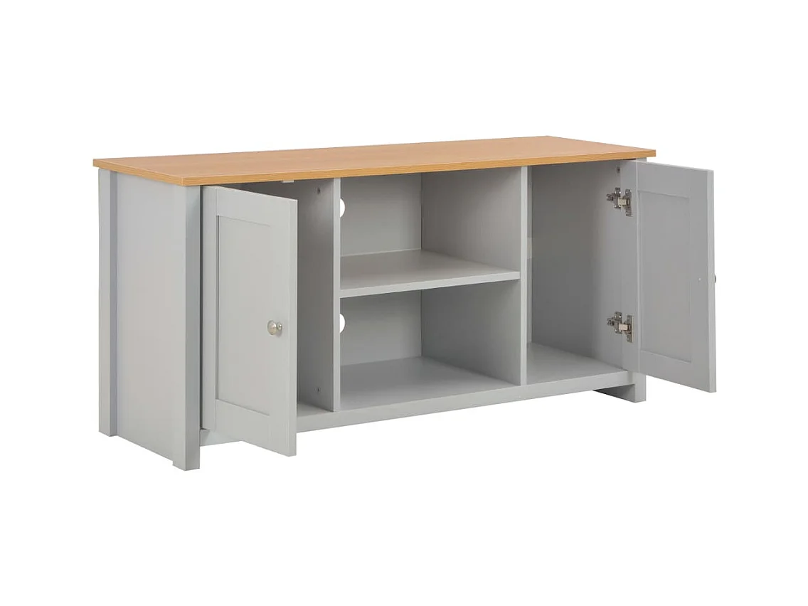 Meuble TV Gris 120x39x58 cm