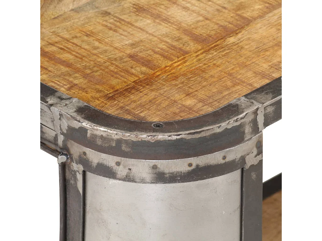 Mueble para TV de madera maciza de mango 150x30x40 cm