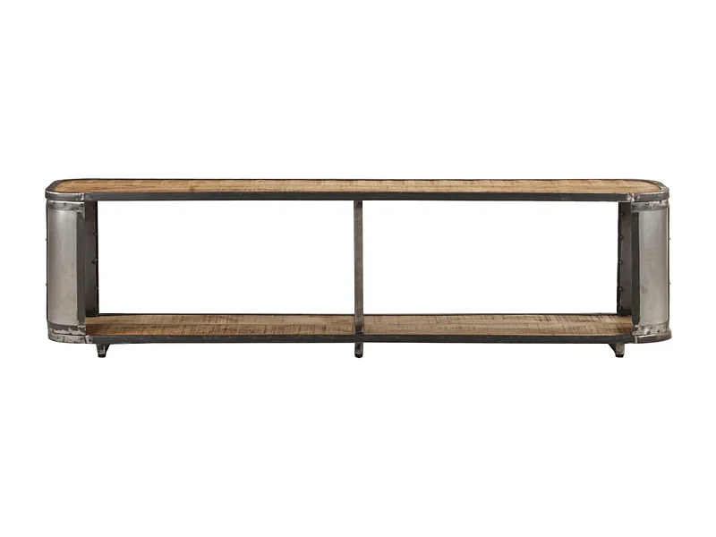 Meuble TV 150x30x40 cm Bois massif de manguier