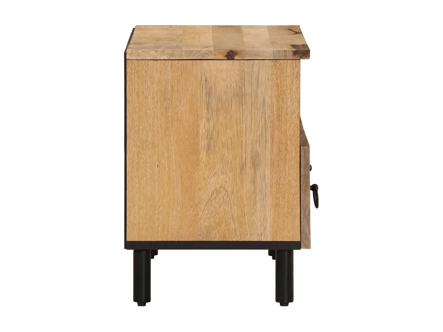 Mueble de TV madera maciza de mango 70x33x46 cm