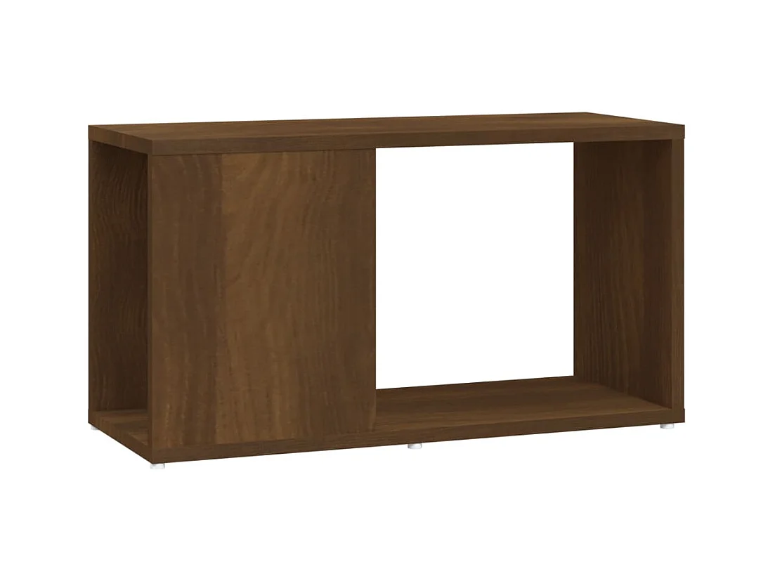 Meuble TV Chêne marron 60x24x32 cm Bois d'ingénierie