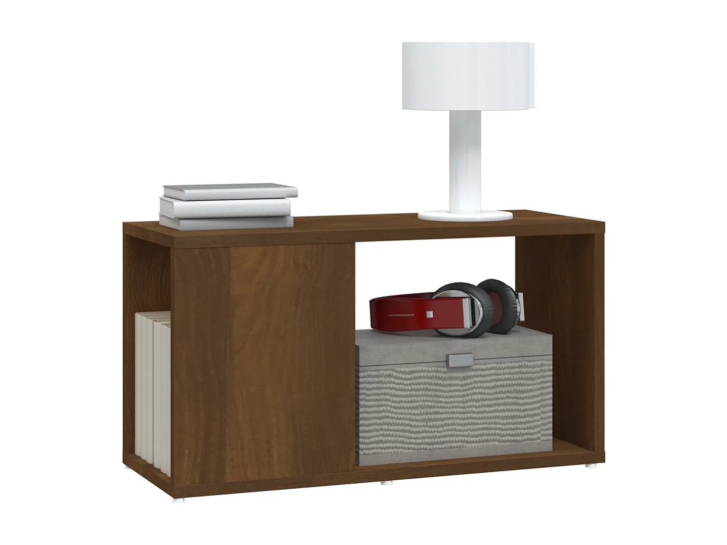 Meuble TV Chêne marron 60x24x32 cm Bois d'ingénierie