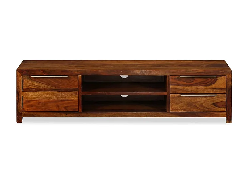 Móvel de TV madeira sheesham sólida 120x30x30 cm