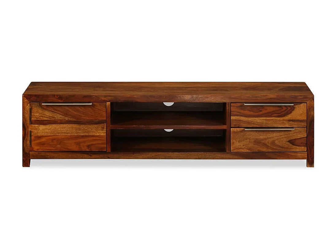 Mueble para TV 120x30x30 cm madera maciza de sheesham