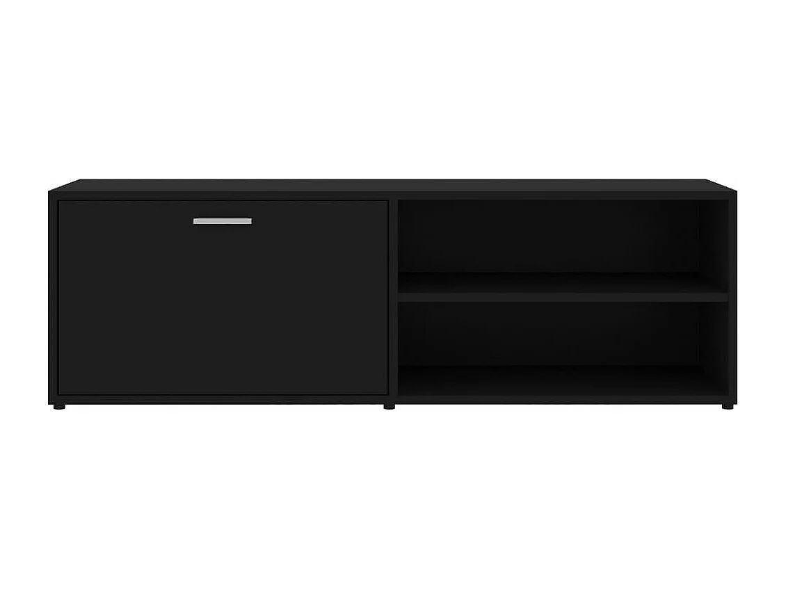 Meuble TV Noir 120x34x37 cm Aggloméré