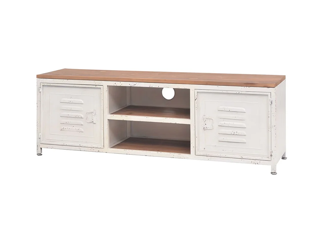 Meuble TV 120 x 30 x 40 cm Blanc