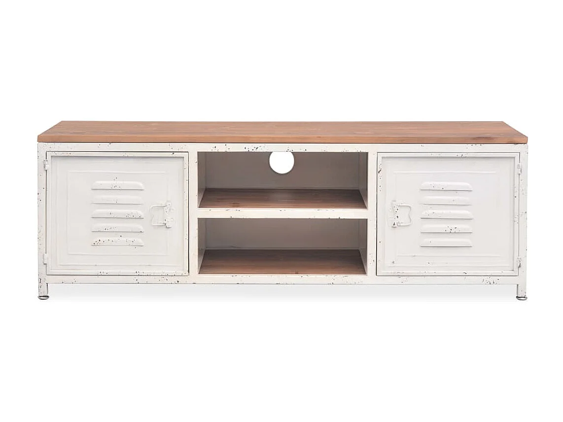 Móvel de TV 120x30x40 cm branco