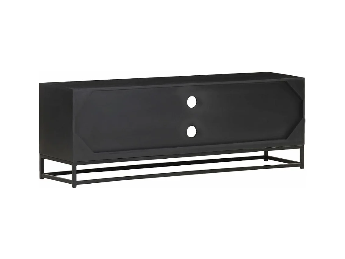 Meuble TV 120x30x40 cm Bois massif de manguier