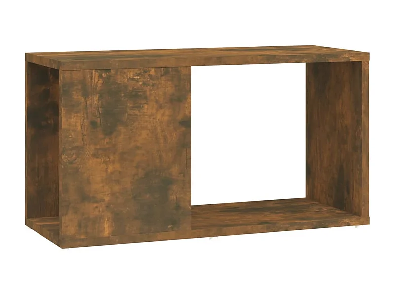 Meuble TV Chêne fumé 60x24x32 cm Bois d'ingénierie
