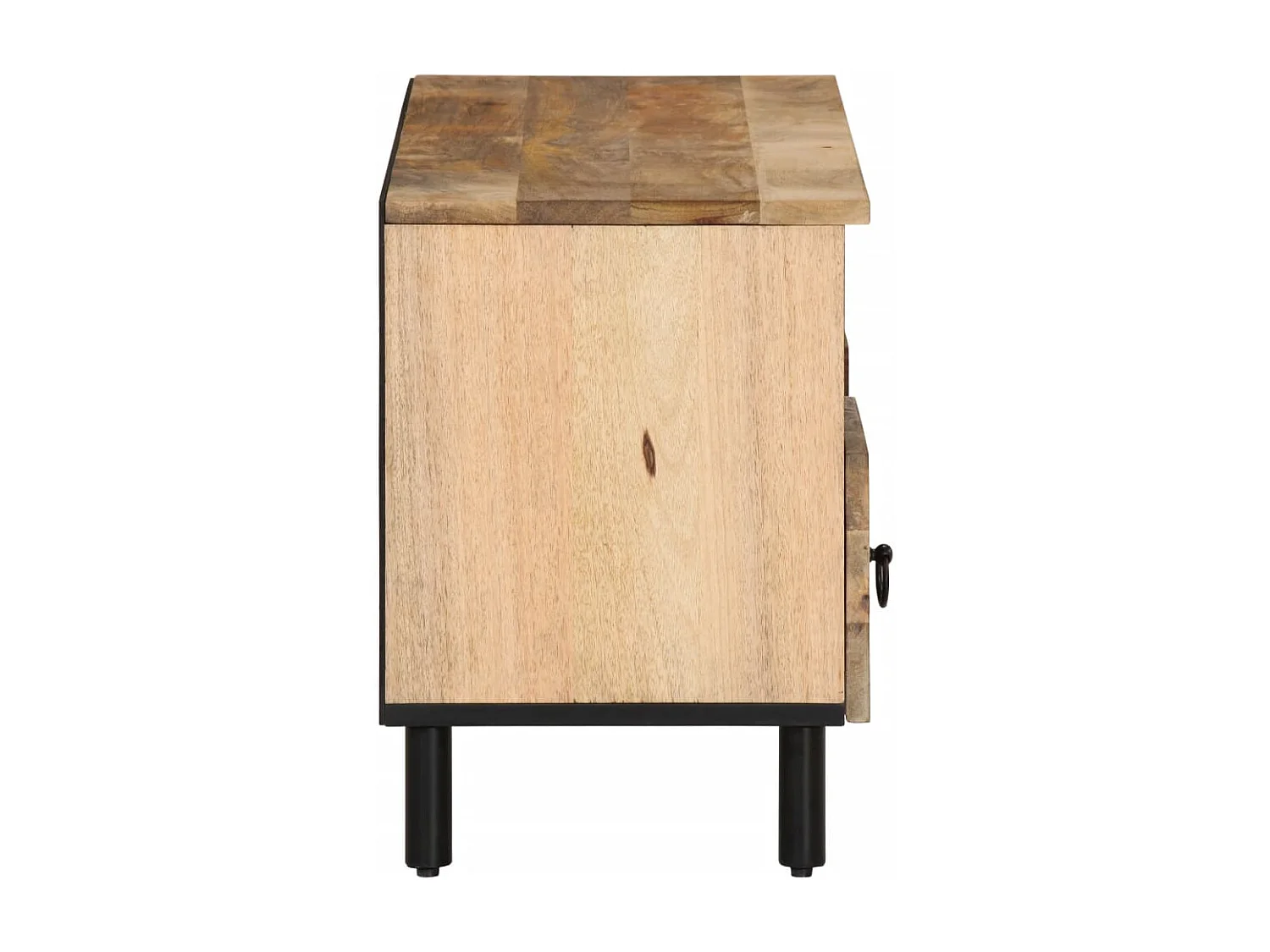 Tv-meubel 100x33x46 cm massief mangohout