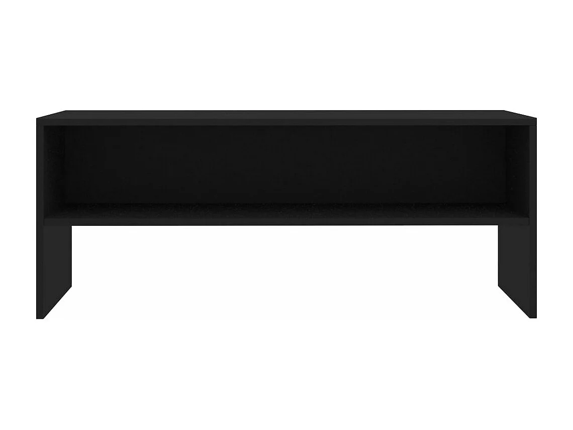Meuble TV Noir 100 x 40 x 40 cm Aggloméré