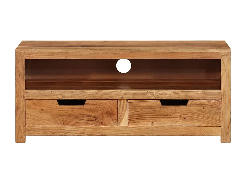 Meuble TV 88x35x40 cm Bois d'acacia massif