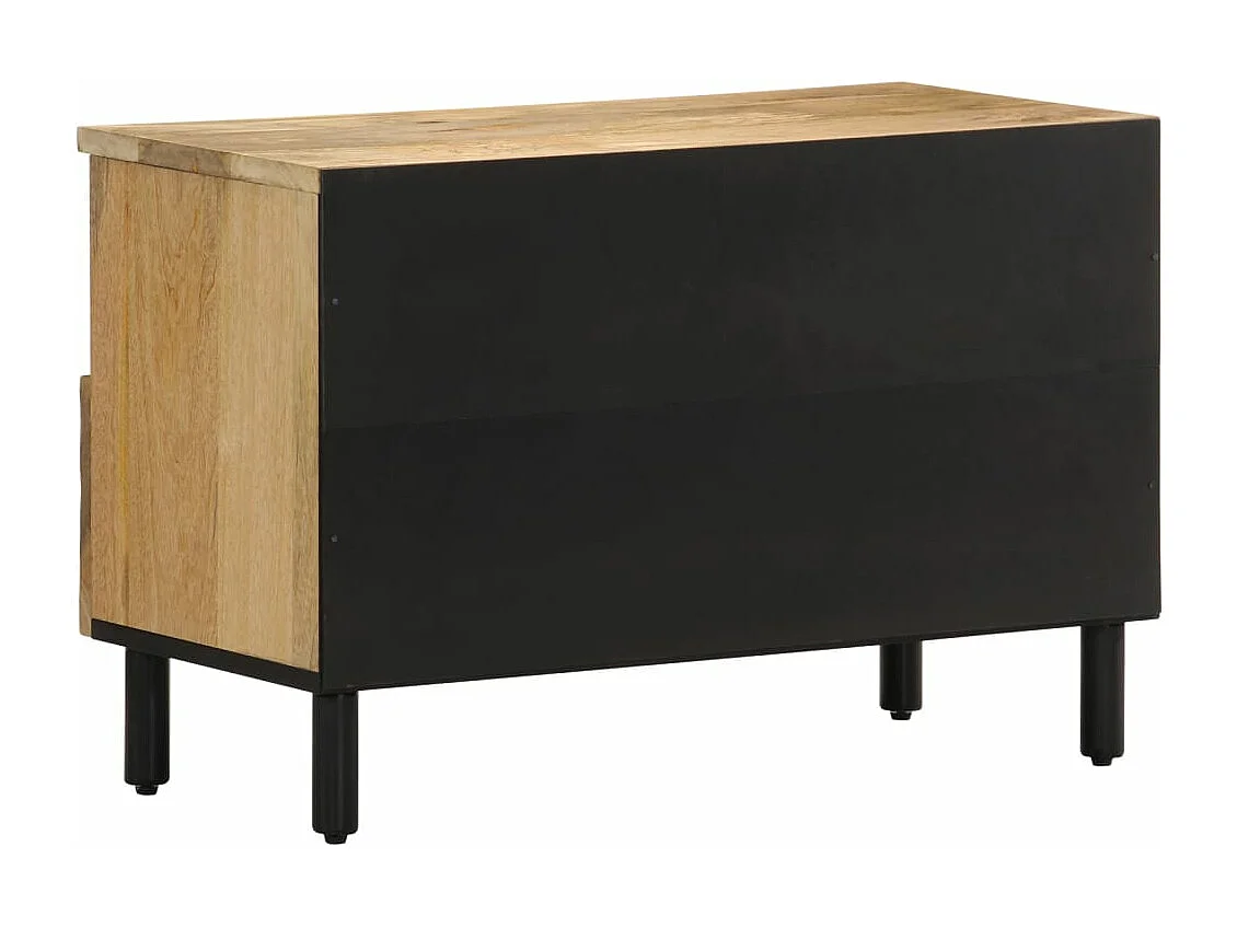 Meuble TV 70x33x46 cm Bois massif de manguier