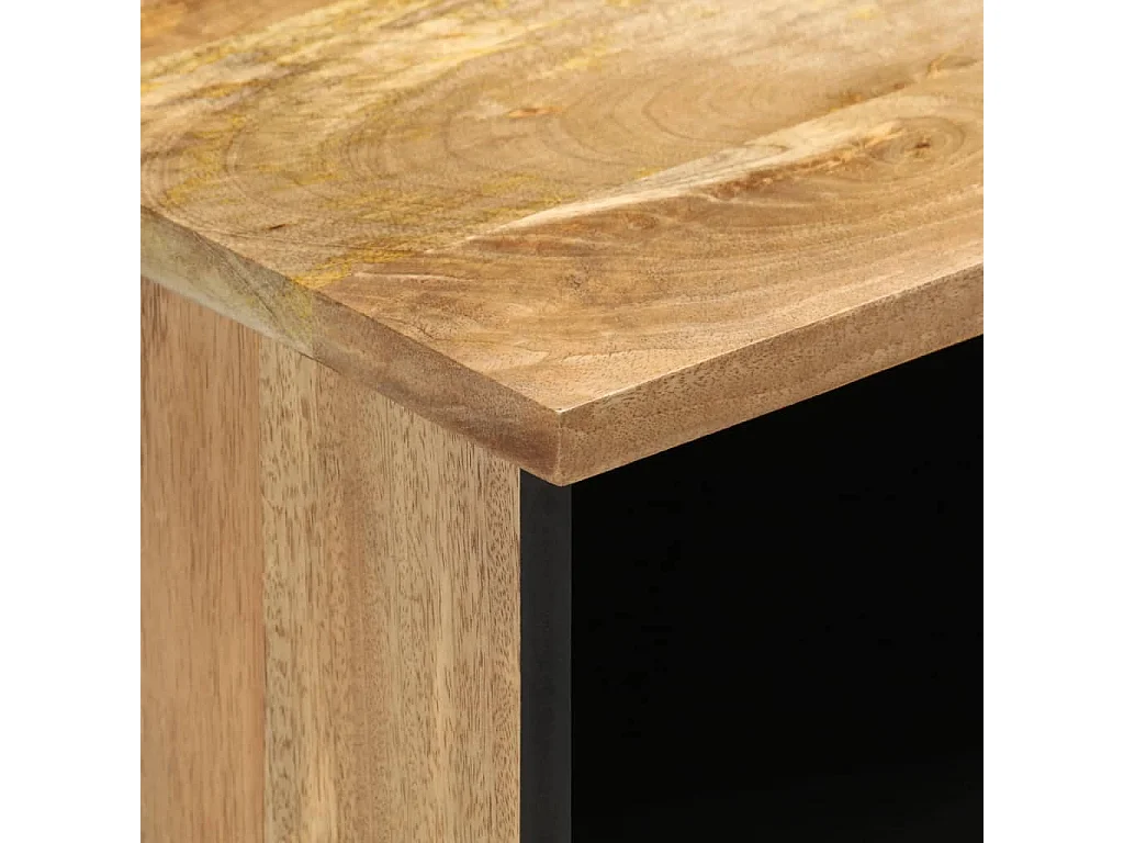 Meuble TV 70x33x46 cm Bois massif de manguier