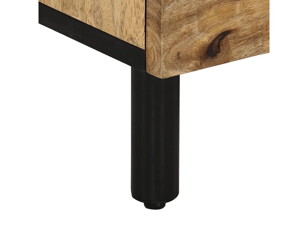 Meuble TV 70x33x46 cm Bois massif de manguier