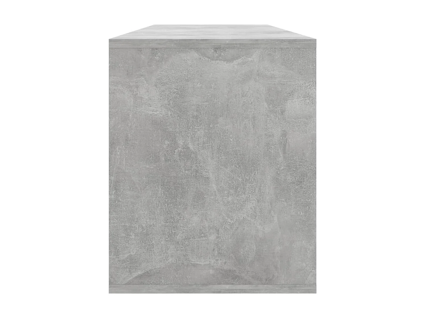 Meuble TV Gris béton 130x35x50 cm Bois d'ingénierie