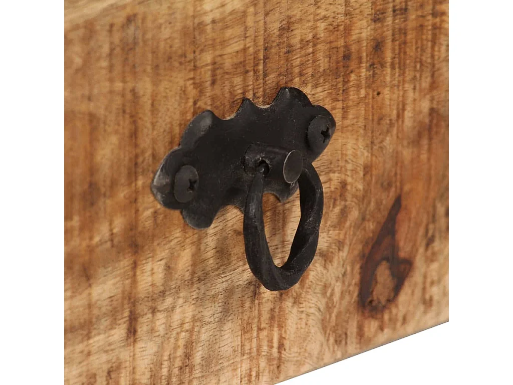 Mueble para TV de mandera maciza de mango 120x30x40 cm