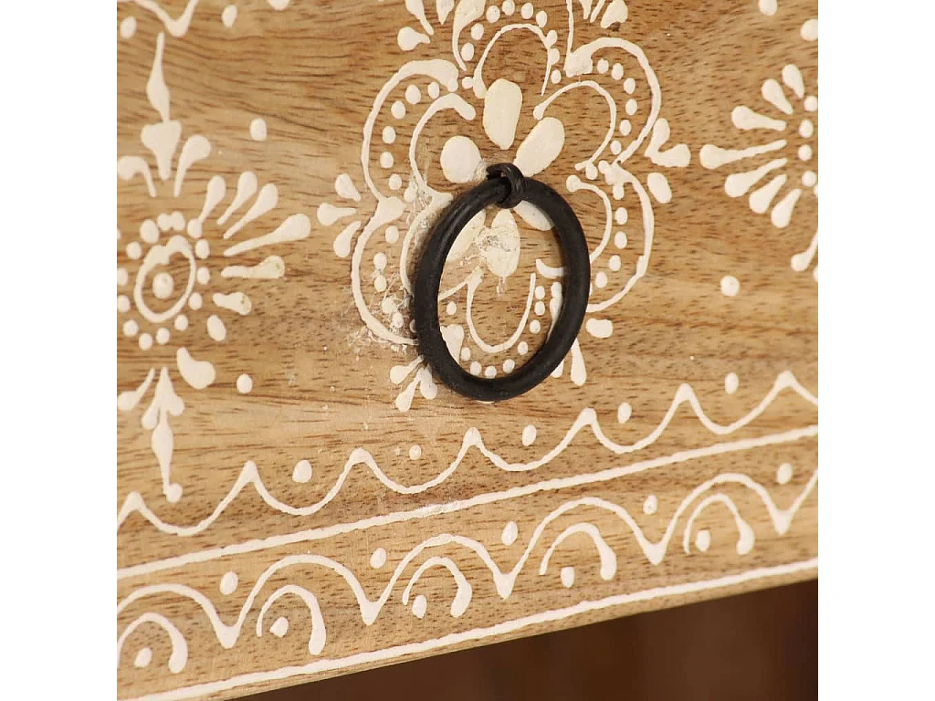 Mueble para TV de mandera maciza de mango 120x30x40 cm