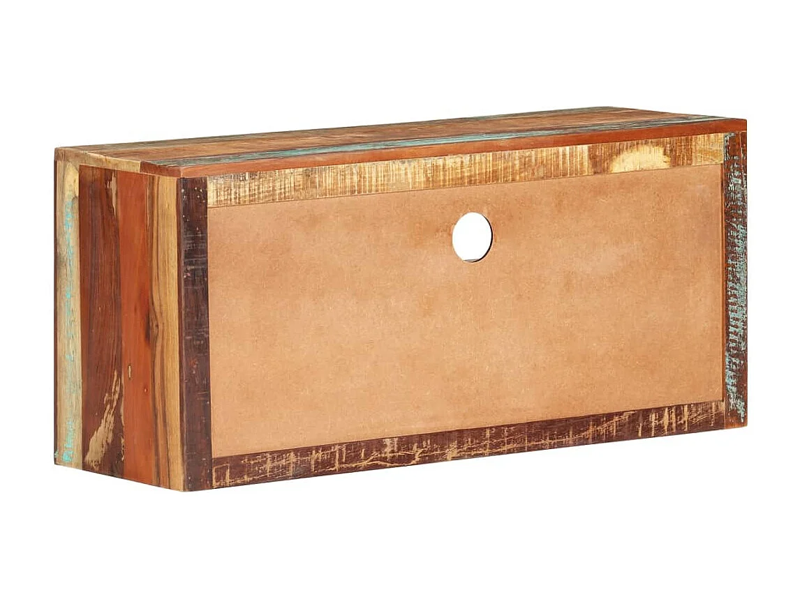 Meuble TV 88x30x40 cm Bois massif de récupération