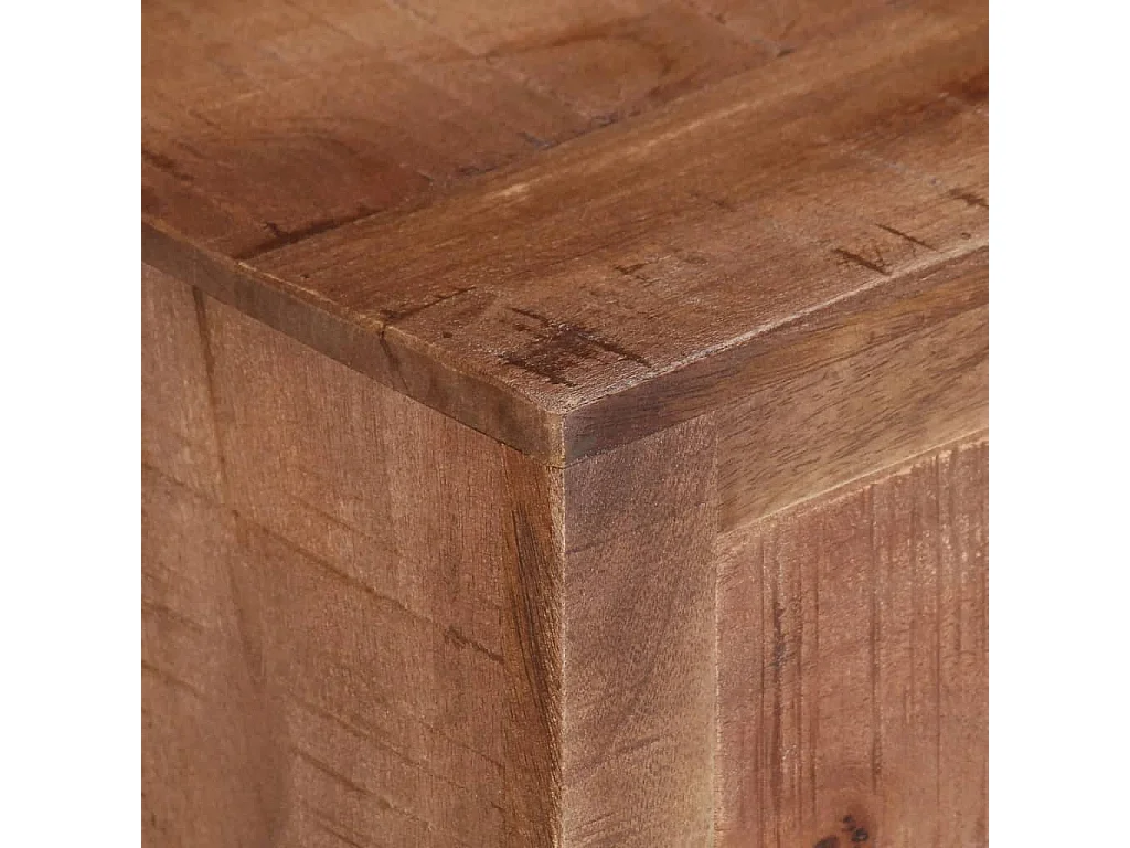 Tv-meubel 110x30x40 cm ruw mangohout