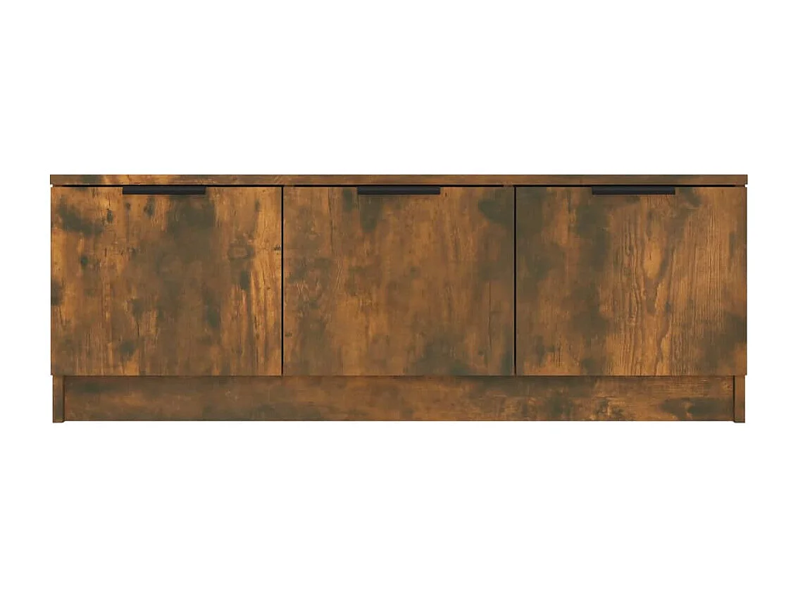 Tv-meubel 102x35x36,5 cm bewerkt hout gerookt eikenkleurig