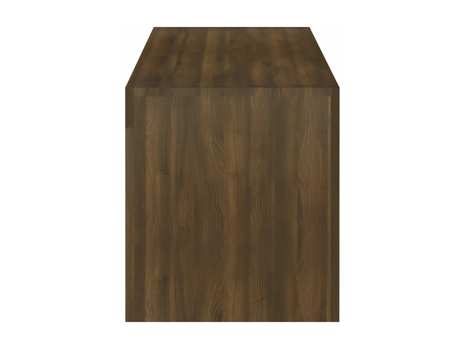 Meuble TV avec lumières LED chêne marron 120x35x40 cm