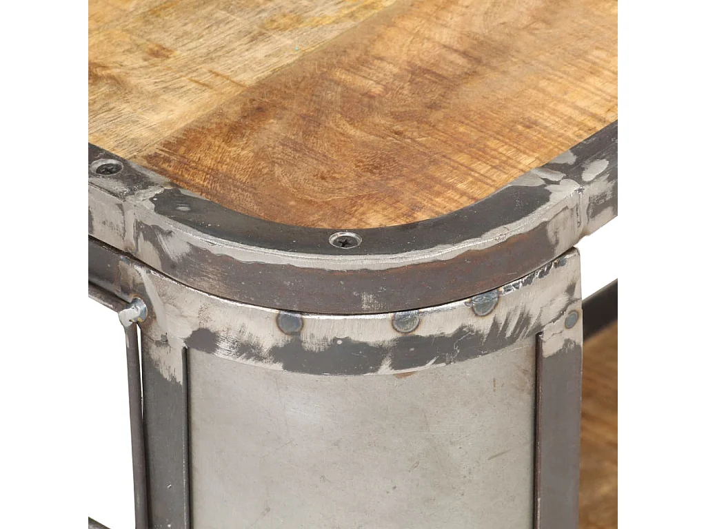 Meuble TV 90x30x40 cm Bois de manguier massif