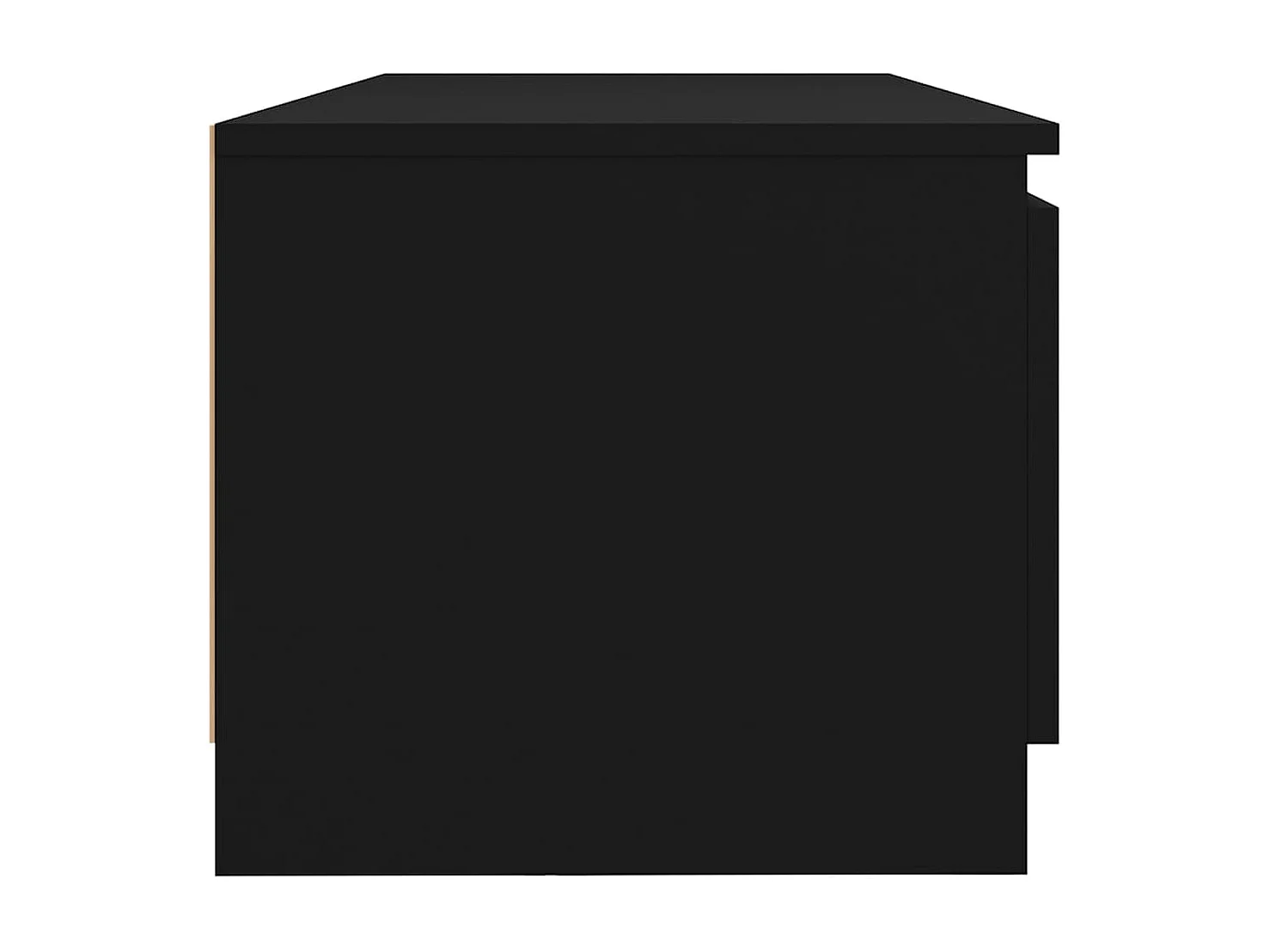 Meuble TV avec lumières LED noir 140x40x35,5 cm