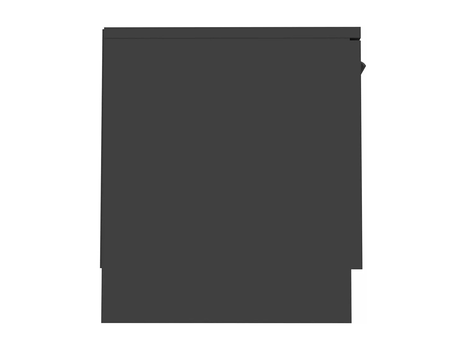 Meuble TV Noir 140x35x40 cm Bois d'ingénierie