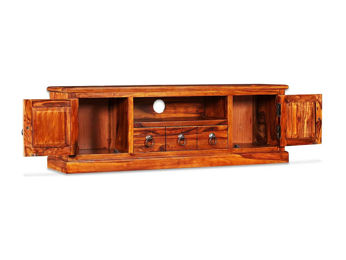 Meuble TV bois massif de Sesham 120 x 30 x 40 cm