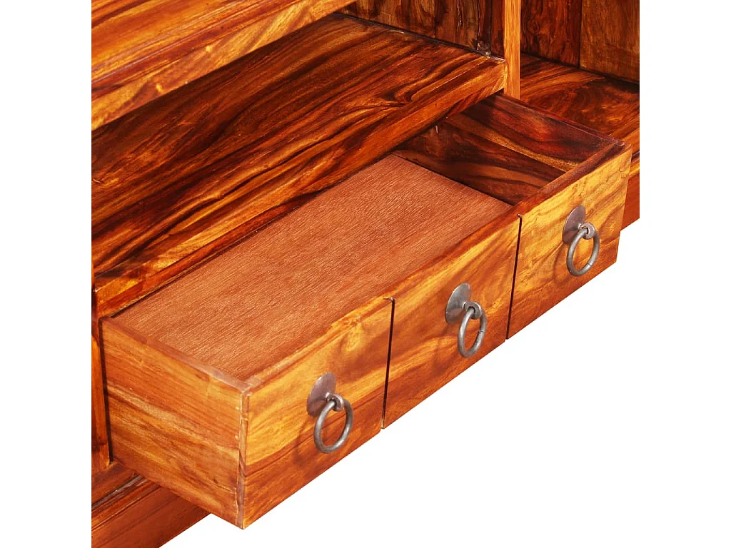 Meuble TV bois massif de Sesham 120 x 30 x 40 cm