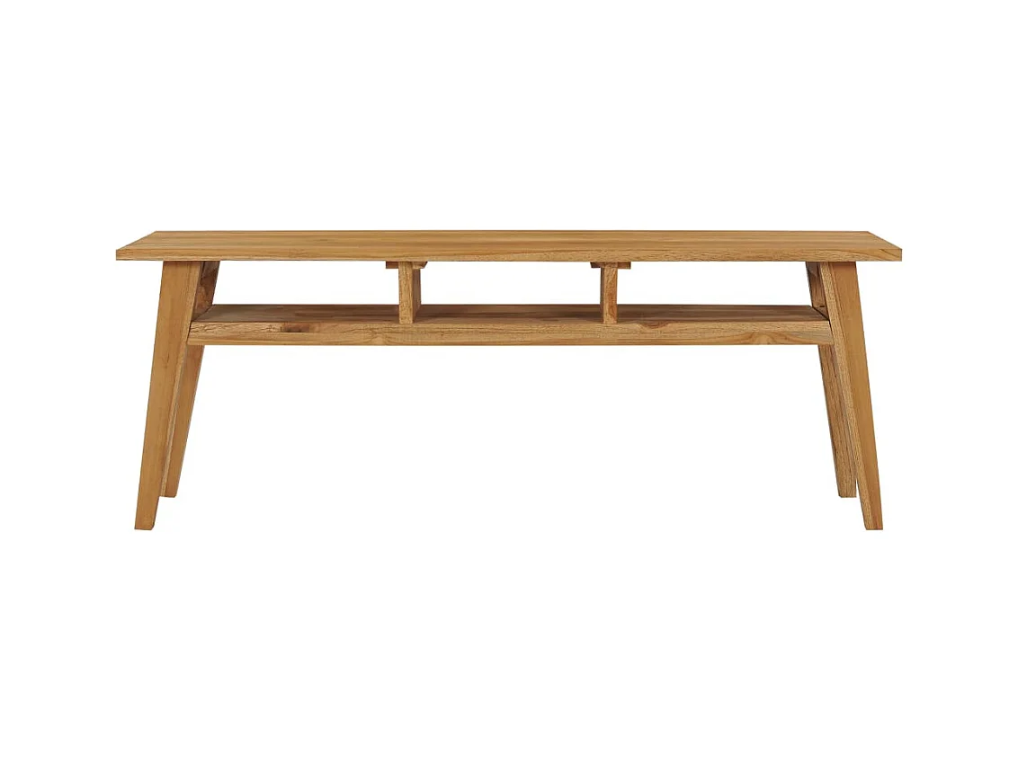 Móvel de TV 120x35x45 cm madeira de teca maciça