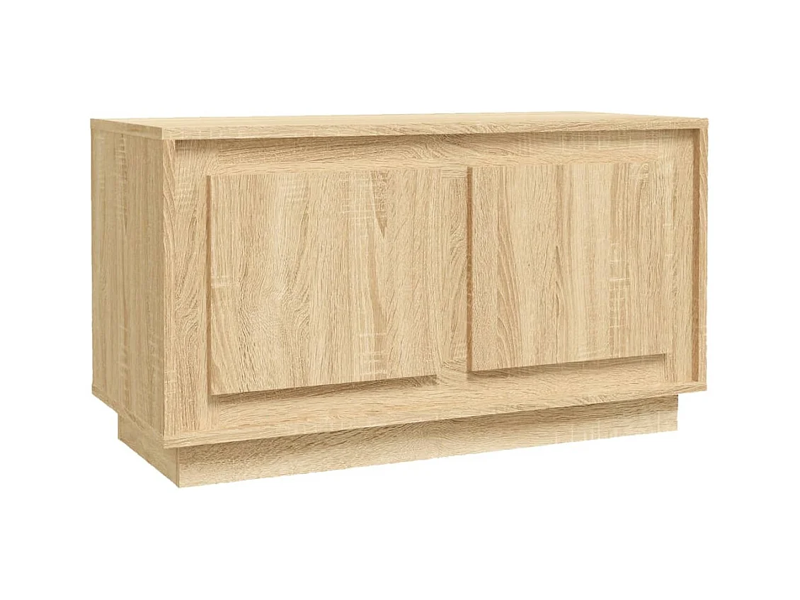 Meuble TV chêne sonoma 80x35x45 cm bois d'ingénierie